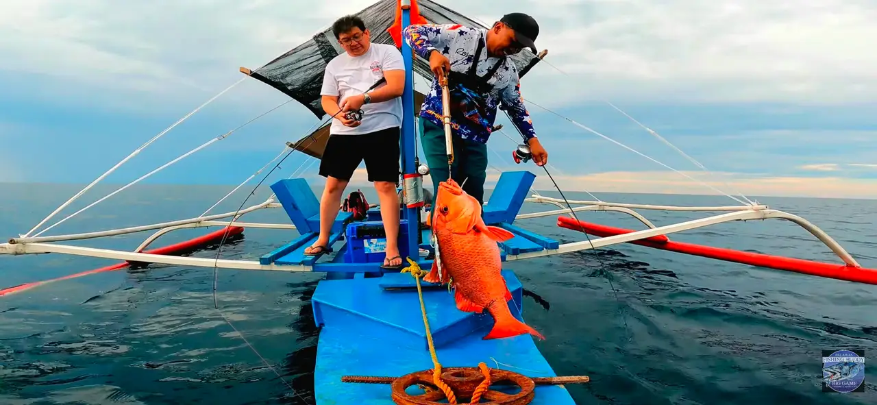 Deep sea fishing off Palawan